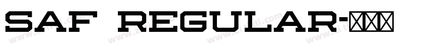 SAF Regular字体转换